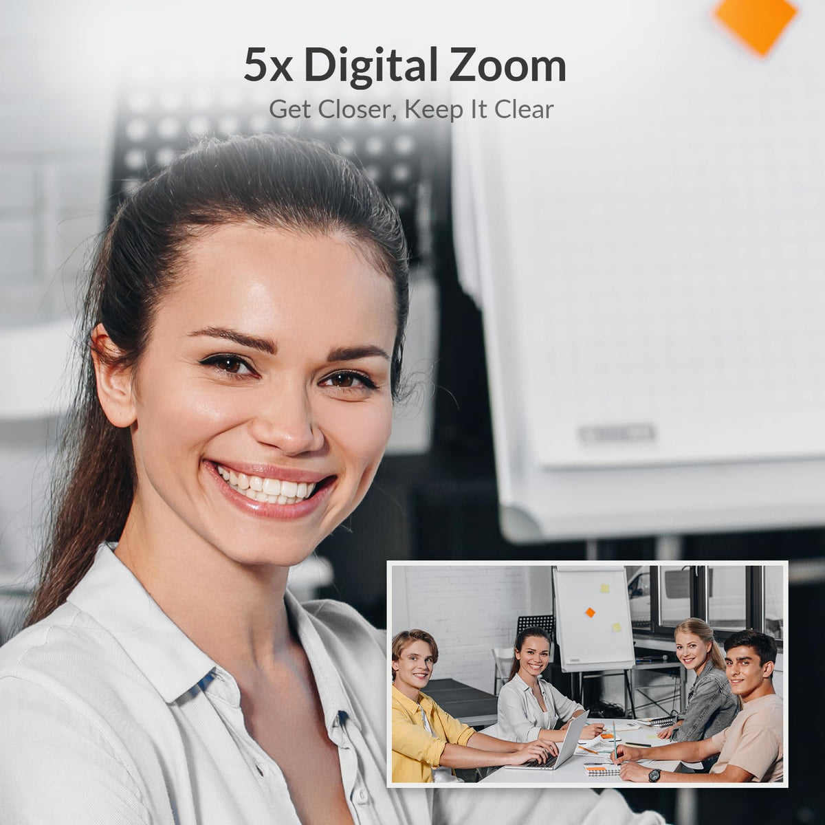 AV Access 4K Conference Room Camera, 1/1.8" CMOS, Gesture Control