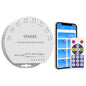 PAUTIX SP608E SPI Pixel LED Controller with 8 Signal Outputs,Work with RGB Smart IC COB LED Strips,Built-in Mic/AUX Music Bluetooth for WS2811 LED Module Pixel Strip Light APP/Remote/Trigger Control