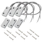 FOCMKEAS Magnetic Reed Switch, NC, 2 Wire, Zinc Alloy Sliver, OC-55