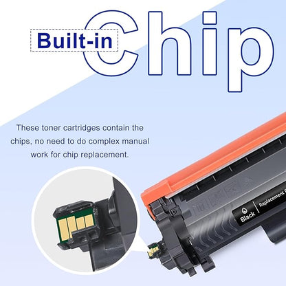 TN830XL TN830 Toner Cartridge Printer Compatible Replacement for Brother TN830XL TN-830 TN830 Black for HL-L2460DW DCP-L2640DW HL-L2405W L2400D L2480DW MFC-L2820DW MFC-L2820DWXL TN830/TN830XL Toner,2P
