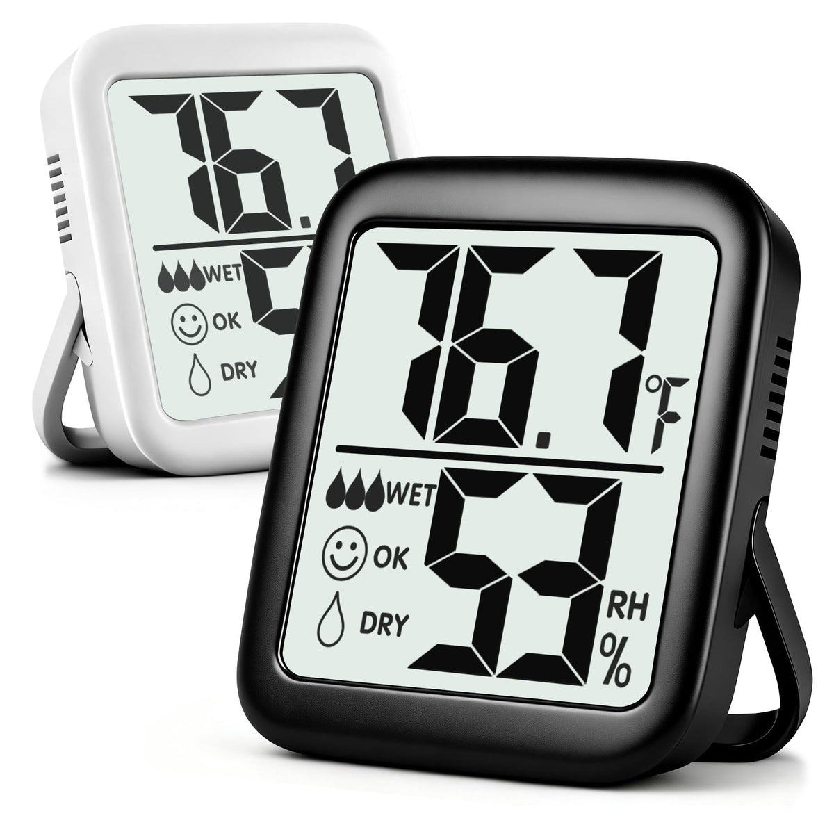 Antonki 2 Pack Room Thermometer Indoor Hygrometer