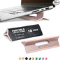 Steepy Adjustable Laptop Stand - 3 Heights Computer Riser for Desk - Portable With Adjustable Height