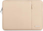 MOSISO Laptop Case 15 inch, 15 inch Laptop Sleeve Compatible with MacBook Air 15 M4 A3241 M3 A3114 M2 A2941 2025 2024 2023,Dell XPS 15,Polyester Vertical Computer Sleeve Bag with Pocket, Apricot