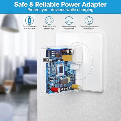 Mac Book Pro Charger - 118W USB C Fast Charger Power Adapter Compatible with MacBook Pro/MacBook Air 16 15 14 13 Inch, M1 M2 M3 M4, New iPad Pro and All USB C Device, Charge Cable 6.6ft