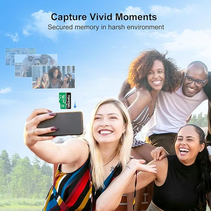 TOPESEL Micro SD Card high Speed 90mb per Second TF Card 4K Recording Memory Card with Adapter (5 Pack, 64, GB)