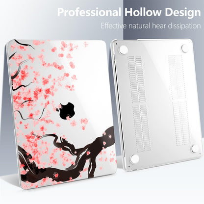 Batianda Case for MacBook Air 15" with M5 M4 M3 M2 Chip, Cherry Blossoms