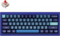 Keychron Q4 Wired Custom Mechanical Keyboard, 60% Layout QMK/VIA Programmable Macro with Hot-swappable Gateron G Pro Red Switch Double Gasket Compatible with Mac Windows Linux (Navy Blue)