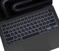 Korean Silicone Keyboard Cover Skin for 2026 2025 14.2 inch Apple MacBook Pro 14 A3426 A3427 A3434 A3112 A3401 A3185 A2992 A2918 A2442 / Pro 16 A3428 A3429 A3403 A3186 with M5-M1 Pro Max Chip - Black
