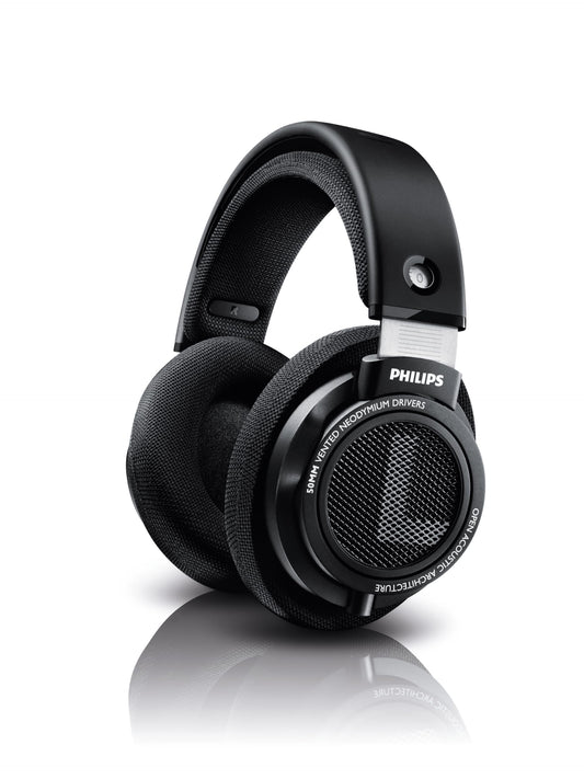 Philips Open Back Wired Headphones - Cushioned Over Ear Headphones with Adjustable Headband for Ultimate Comfort and Superior Sound Quality, Plugs into TV, Stereo or PC, Ideal for Podcasts or Music