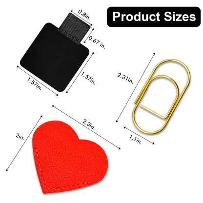Pen Loop Holder for Notebook 12 Pack Self-Adhesive Stick On Black And Grey
