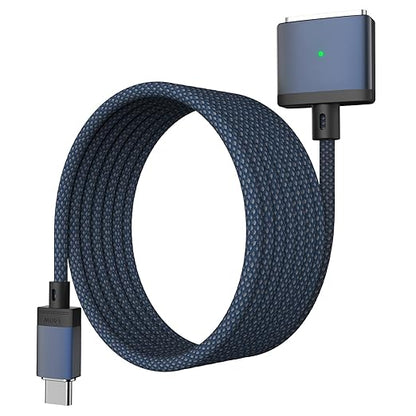 USB-C to Magnetic 3 Cable Compatible with Magsafe Charging Cable for M4 14” 16” MacBook Pro 2024 M3 Pro & Max, MacBook Air 2022 M2, Pro 2023 M2 Pro & Max - 6.6ft