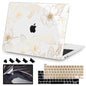 Teryeefi for MacBook Pro 13 inch Case M2 M1 2022 2020 2019-2016 Model A2338 A2289 A2251 A2159 A1989 A1706 with Touch Bar, Hard Shell Case & Keyboard Cover & Screen Protector, Green Leaf