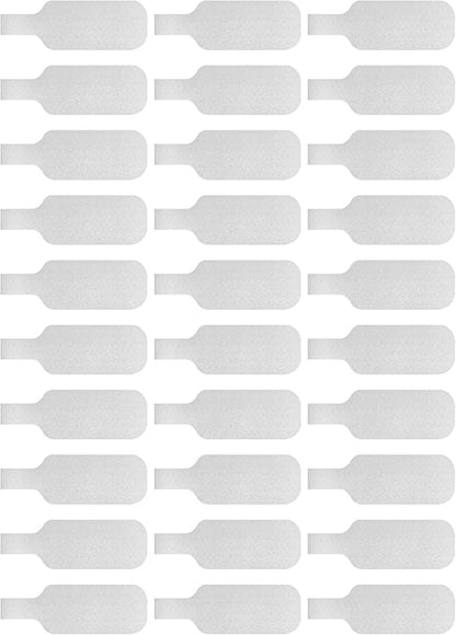 Wrap-It Storage Cable Labels - Medium, White (30-Pack) Write On Cord Labels, Wire Tags for Cable Management and Organizer for Electronics, Computers and More