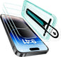ESR 3 Pack for iPhone 14 Pro Screen Protector, [9H Hardness] [Military Grade Shatterproof] Tempered Glass Film with Flawless Fit Tray