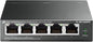 TP-Link TL-SG105MPE | Easy Smart Managed | 4 PoE+ Ports @120W, w/ 1 Uplink Gigabit Port | QoS, Vlan, IGMP & LAG | Fanless | PoE Auto Recovery | 3 Year Protection