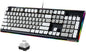 Wired Full Size Mechanical Keyboard, Aluminum Housing Built for Gamers w/Kailh Box White Switch, White Backlit + Surrounded by RGB Light Strip, 104 Keys Gaming Keyboard for PC/Mac