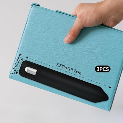 Silicone Pencil Holder Stylus Pen Case Holder Compatible with Pencil Pro 1st 2nd & USB-C (2 Pcs)