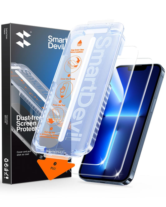SMARTDEVIL 2 Pack for iPhone 13 Pro Max/iPhone 14 Plus Screen Protector