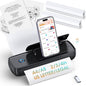 Portable Printer Wireless for Travel，Bluetooth Thermal Printer Support 8.5" X 11" US Letter &Legal, A4&A5 Thermal Paper, Inkless Compatible with iOS, Android & Laptop for Office Car Home