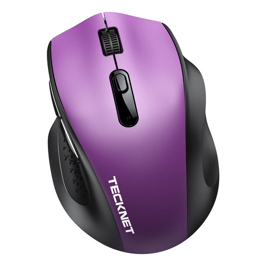 TECKNET Computer Mouse Wireless, Dual-Mode Bluetooth Wireless Mouse