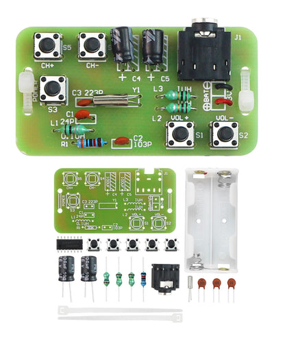 Yidab Soldering Practice Kit DIY Stereo Radio Plug-in Circuit Kit Learn Soldering Kit for Beginners