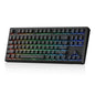 Redragon K707 PRO SE 80% Wireless Gasket RGB Gaming Keyboard, 3-Modes 87 Keys TKL Anime Mechanical Keyboard w/Hot-Swap Socket, Dye-Sub PBT Keycaps & 5-Layer Noise Dampening, Custom Linear Switch