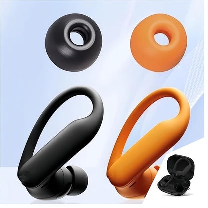Powerbeats Pro 2 Replacement Ear Tips 5 Pairs - Designed Exclusively for Beats Powerbeats Pro 2 (2024), Not Fit Pro 1st Gen - Sport Anti-Slip Silicone Earbud Tips, Secure Gym/Running Fit -Orange