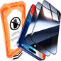 UniqueMe 2 Packs for iPhone 16 Pro Privacy Screen Protector