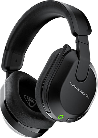 Turtle Beach Stealth 600 Wireless Multiplatform Amplified Gaming Headset for PS5, PS4, PC, & Mobile – Bluetooth, 80-Hr Battery, Noise-Cancelling Flip-to-Mute Mic, 50mm Speakers – Black