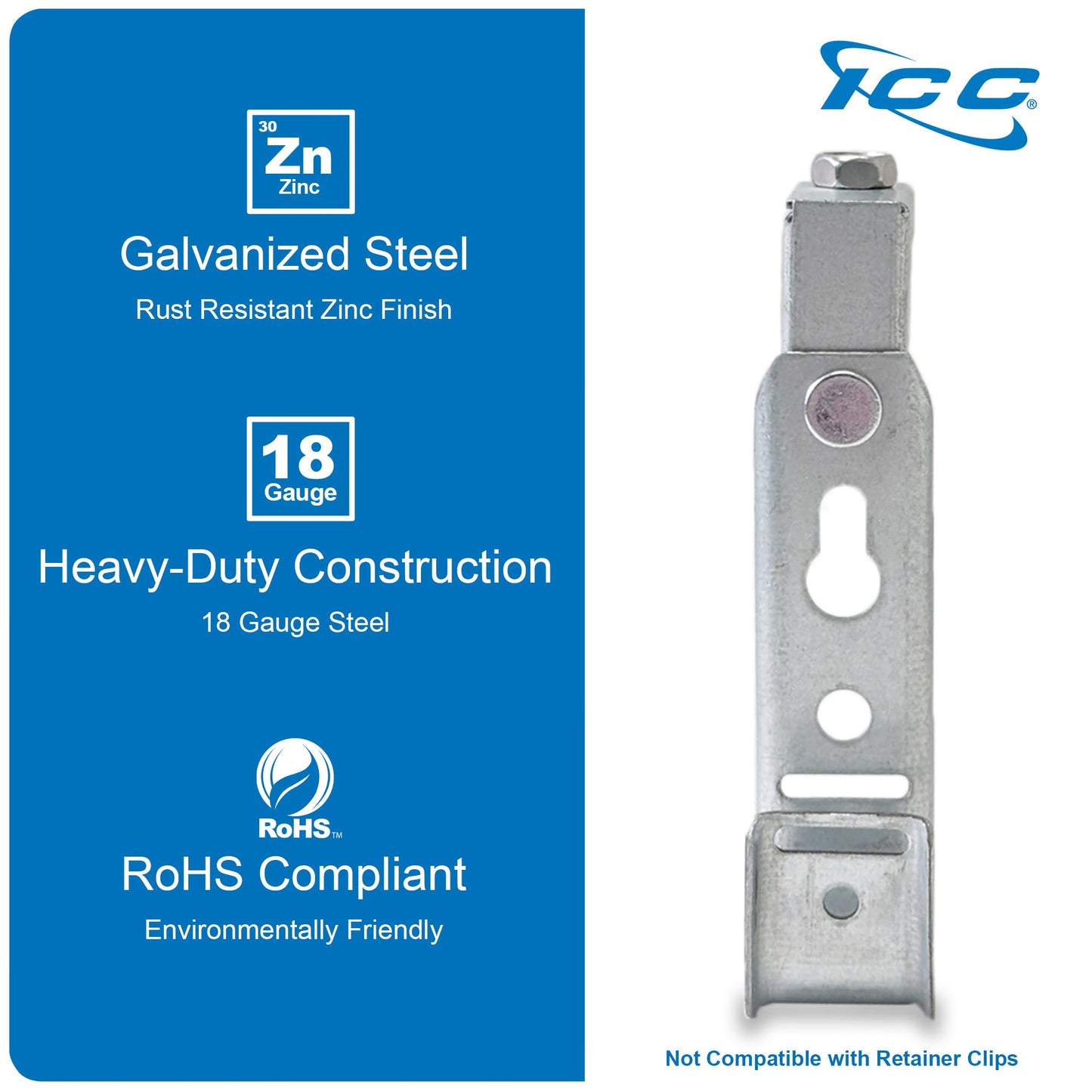 ICC J-Hook in 25 Pack (Beam Clamp, 3/4 in)