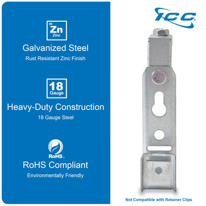 ICC J-Hook in 25 Pack (Beam Clamp, 3/4 in)