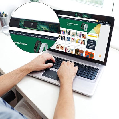 Webcam Cover, 3 Pieces, Laptop Camera Cover, Privacy Shielding Capacity is Twice as Big as The Traditional, Suitable for Computer Mobile Phones, laptops, Tablets and so on (Forest)