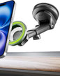 Bracketron MagSafe Car Mount,MagAlign Pro Extend Magnetic Phone Holder for Car Windshield & Dashboard & Vent,360° Vacuum Suction Cup Phone Mount for iPhone 16 Pro Max 15 14 13 12,Car Accessories.