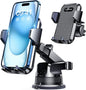 VANMASS [2025 Upgrade Phone Holders for Your Car [Super Suction Cup] Cell Phone Mount Car Dashboard Window Vent Desk Fit for iPhone 16 Pro Max 15 14 Universal Handsfree Automobile Vehicle Cradle