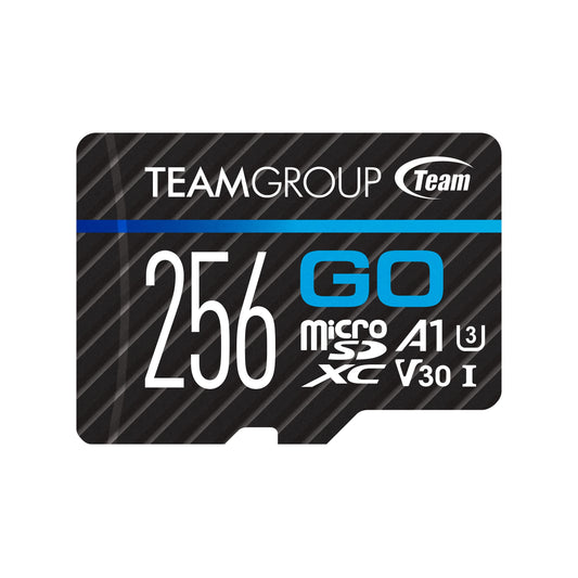TEAMGROUP GO Card 128GB x 2 Pack MicroSDXC UHS-I U3 V30 4K for Action Cameras & Drone High Speed Flash Memory Card with Adapter for Outdoor Sports&Vlog, 4K Shooting,GoPro&Insta360&DJI TGUSDX128GU364