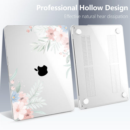 Batianda Case for MacBook Air 15" with M5 M4 M3 M2 Chip, Pastel Floral