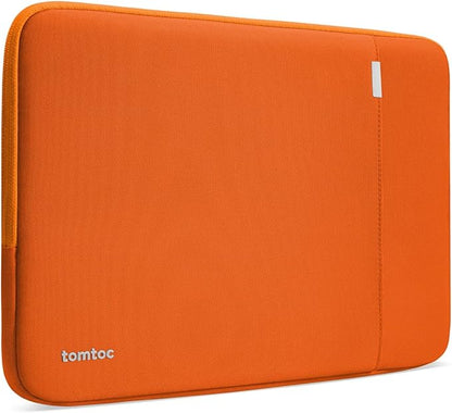 tomtoc 360 Protective Laptop Sleeve for 14-inch MacBook Pro M4/M3/M2/M1 Pro/Max A3112 A3401 A3185 A2992 A2918 A2779 2024-2021, Water-Resistant Case Bag with Accessory Pocket for 13.8 Surface Laptop 7