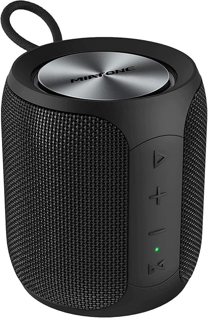 MIATONE QBOX - 16W Bluetooth Speaker IP67 Waterproof Speaker with Deep Bass, Portable Speakers for Beach Camping Accessories, Gifts for Men Fathers Him - Black