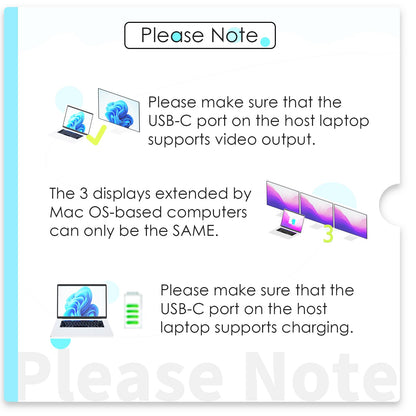 WAVLINK USB C Docking Station 3 Monitor with 100W PD, USB-C Laptop Dock Triple Display for Dell Hp Lenovo Windows, Type C Adapter Hub - Dual HDMI, DisplayPort, Ethernet, 4 USB3.0, SD/TF Slot, Audio