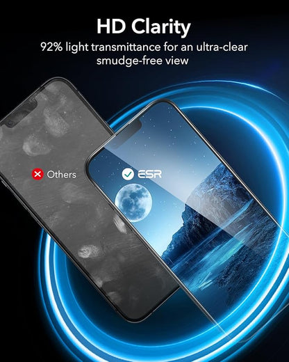 ESR 3 Pack for iPhone 13 Pro Max/iPhone 14 Plus Privacy Screen Protector, Anti-spy Tempered-Glass Privacy Screen Protector with Flawless Fit Tray