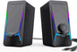 ROSON Computer Speakers, Gaming PC Speakers with Enhanced Bass and Volume Control, Stereo 2.0 USB Powered 3.5mm Aux Multimedia Speakers for Laptop/Desktop/Tablets/Phone