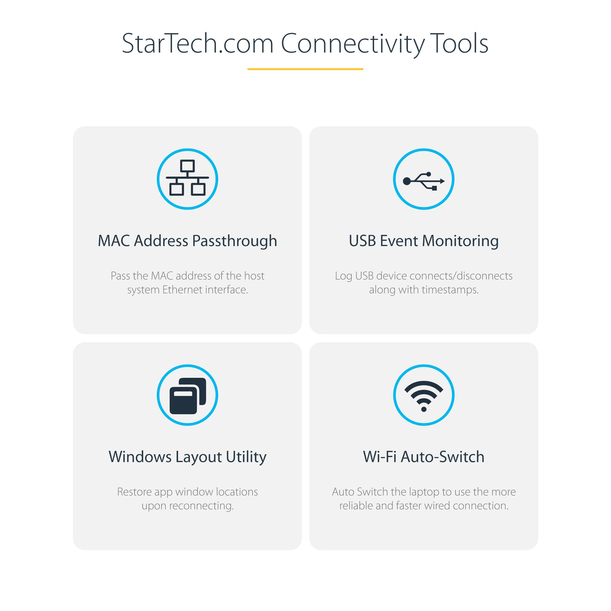 StarTech Dual-Host USB-C KVM Dock, Dual 4K 60Hz DisplayPort, GbE, 90W, TAA