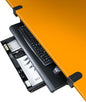 EHO Keyboard Tray with Drawer - Clamp On Under Desk Pull Out Extender Table Attachment Platform with Storage Organizer, Large 27.5" (31.8" Including Clamps) x 12.2", Height Adjustable for Home Office