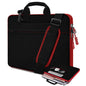Hseok Laptop Case 15.6 inch Shoulder Bag with Strap,Black