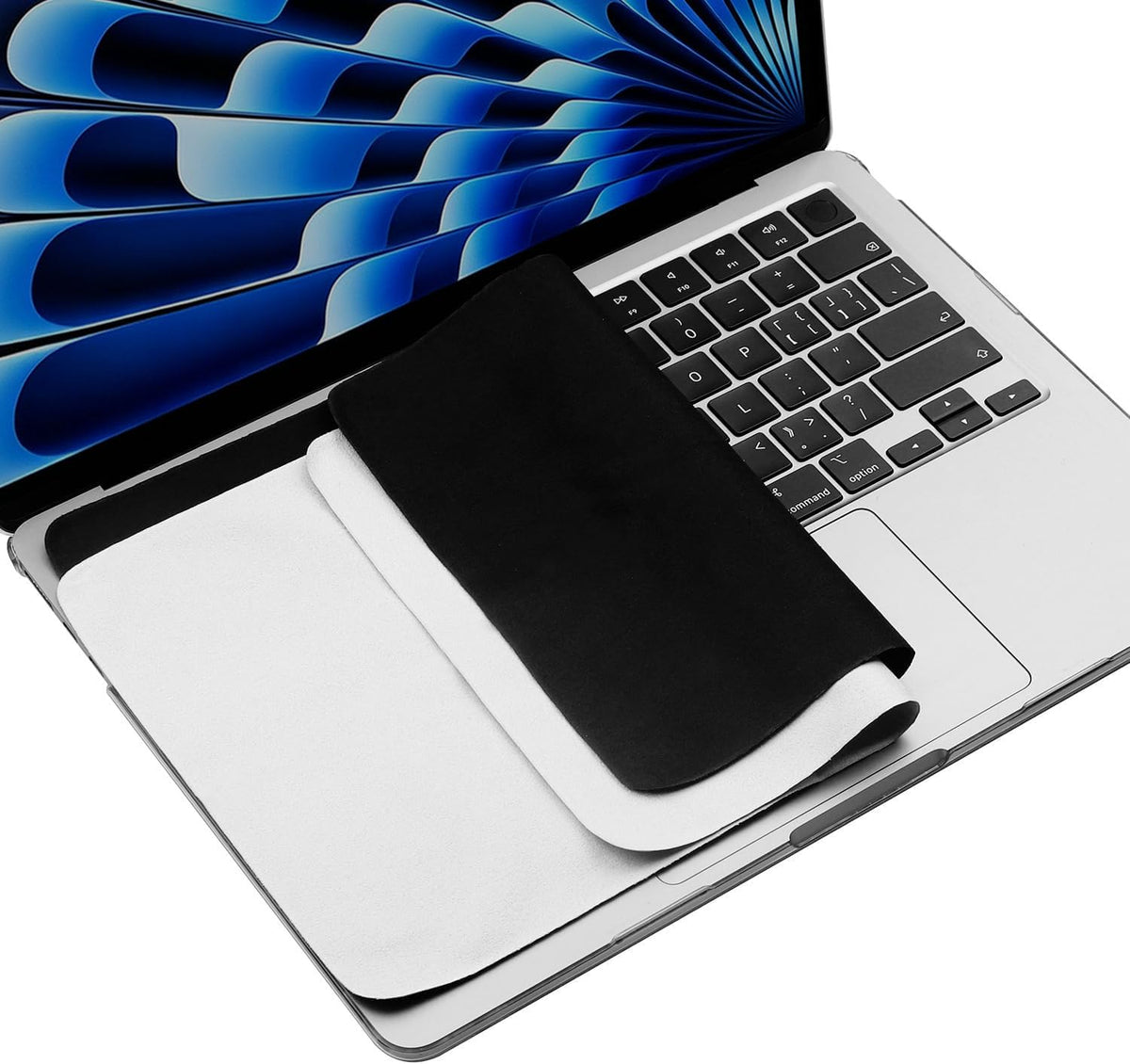 2 Pack Microfiber Liner Cleaning Cloth Screen Keyboard Imprint Protection for MacBook Neo/Pro/Air 13" 14" (2018-2026), MacBook Neo 13/MacBook Air 13 M4 M3 M2 M1/MacBook Pro 14 (M5- M1) Accessories