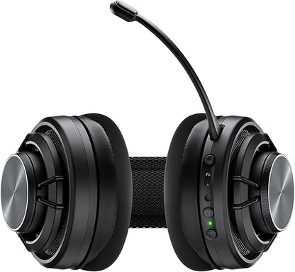 Turtle Beach Atlas Air Wireless Open Back PC Gaming Headset - PC, PS5, PS4, Mobile - 24-bit High-Fidelity Audio, Broadcast Grade Mic, Bluetooth, Floating Earcup, Memory Foam Cushions, 50-Hr Battery