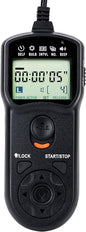 JJC Intervalometer Timer Remote Control Shutter Release for Canon EOS Rebel T6 T7 2000D 90D 80D 70D 77D T8i T7i T6i T6s SL3 SL2 T5i T4i EOS R R50V R6 Mark II R6 R7 R8 R10 RP R100 M6 Mark II M5 & More
