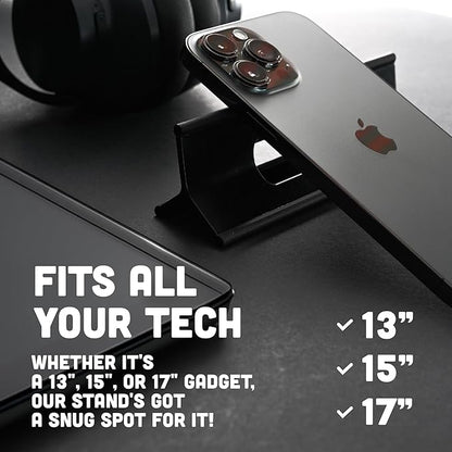 Steepy Adjustable Laptop Stand for Desk - 3 Heights Computer Stand - Laptop Riser