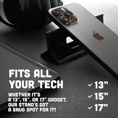 Steepy Laptop Stand for Desk - Adjustable 3-Height Laptop Stand - Portable Laptop Riser