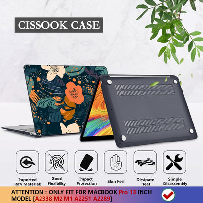 CISSOOK Compatible with MacBook Pro 13 inch Case 2025-2016 Release M2 M1